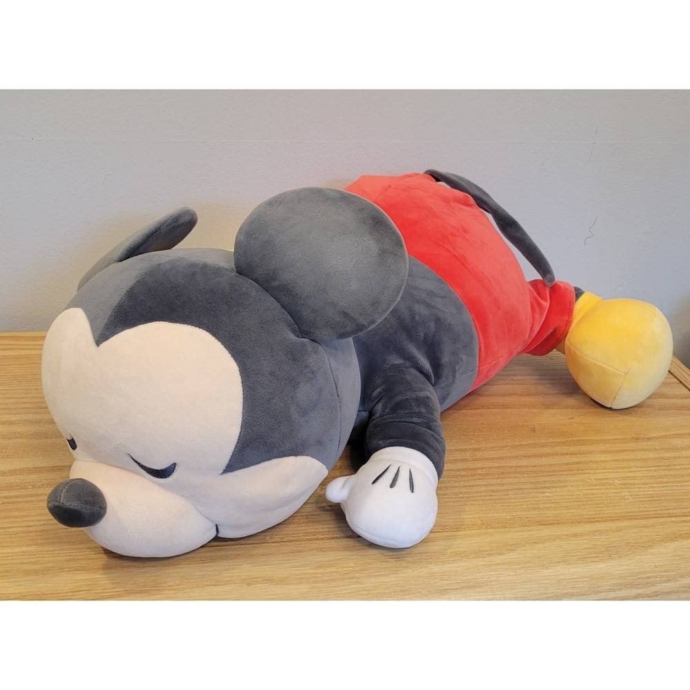 Disney Store Mickey Mouse Cuddleez 23 Inch Large Jumbo Soft Plush Stuffed Animal